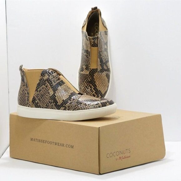 Anthropologie Matisse Harlan Embossed Leather Sneakers - Picture 6 of 6